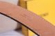 AAA Replica Cheap Fendi Yellow Leather Belt - Yellow Gold Double F Buckle (5)_th.jpg